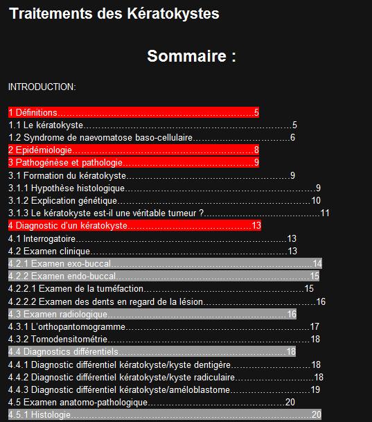 Traitements des Kératokystes Karato10