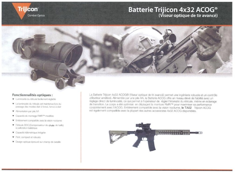 Batterie Trijicon 4X32 ACOG Triji10