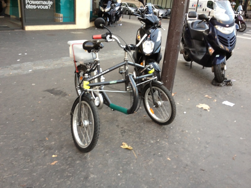 Vélo électrique à trois roues : trike Helkama Img_0730