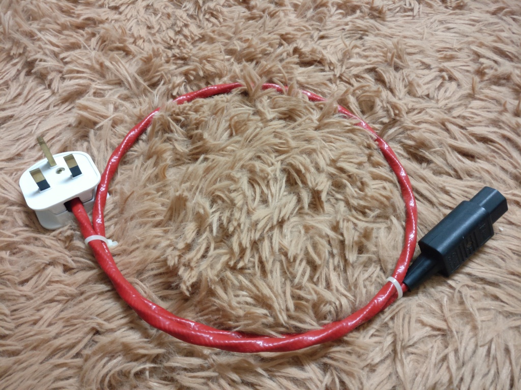 Belden 83803 Red AC Power Cord Img_2013