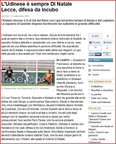 LECCE-UDINESE 0-2 (11/09/2011) Cattur22