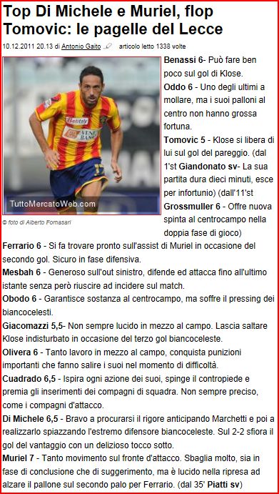 LECCE-LAZIO 2-3 (10/12/2011) - Pagina 7 Cattur48