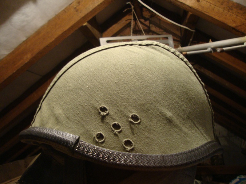 M51 Otan Helmet with Green Hood/Cover. Dsc06731