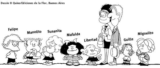 Mafalda par Quino Bande10