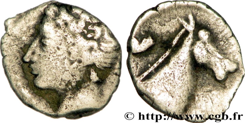 Obole au protomé de cheval (Nédènes, Oppidum de Montlaurès) Neronk12
