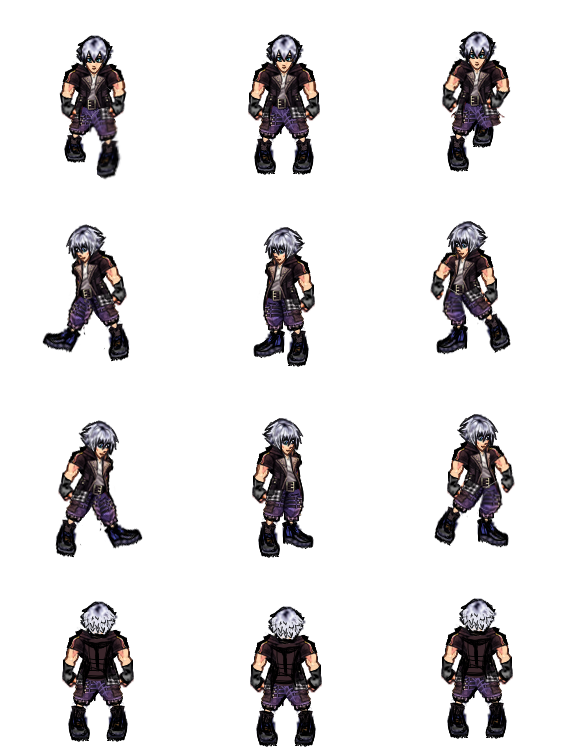 Kingdom Hearts 3   Chara (pixel art) battlers ( rip FF Brave exvius ) Face Hdriku10