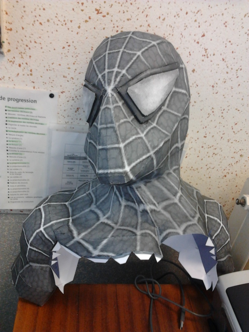 buste de dark spiderman life size Photo012