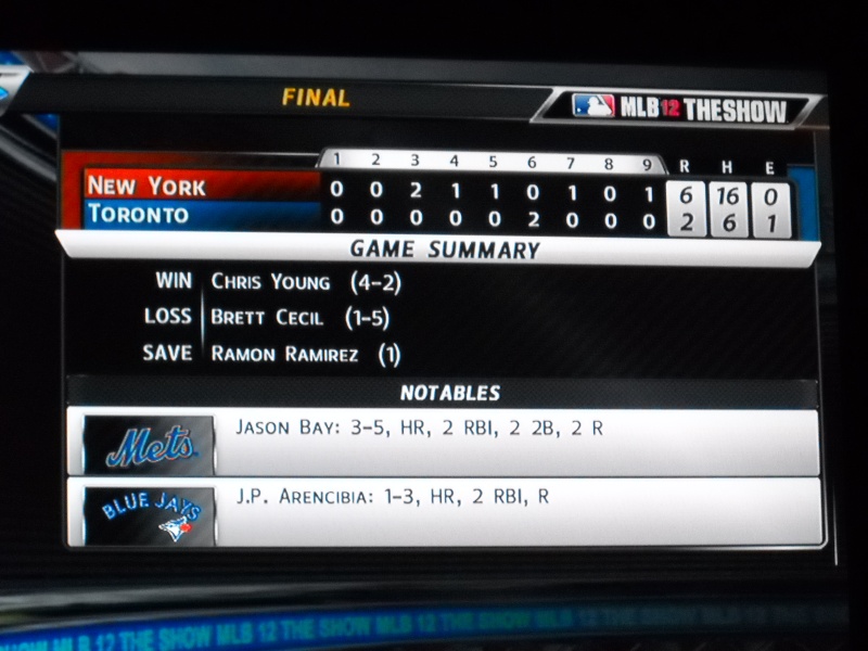 The Toronto Blue Jays Franchise --- MLB 12: The Show Dscn3312