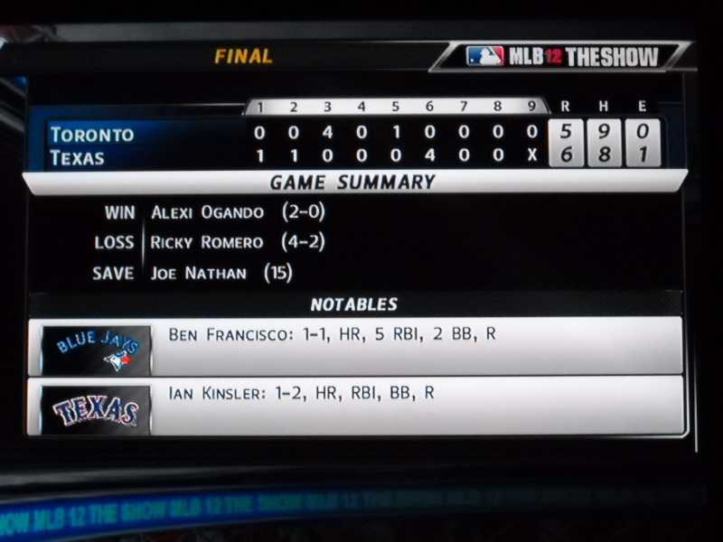 The Toronto Blue Jays Franchise --- MLB 12: The Show Dscn3318