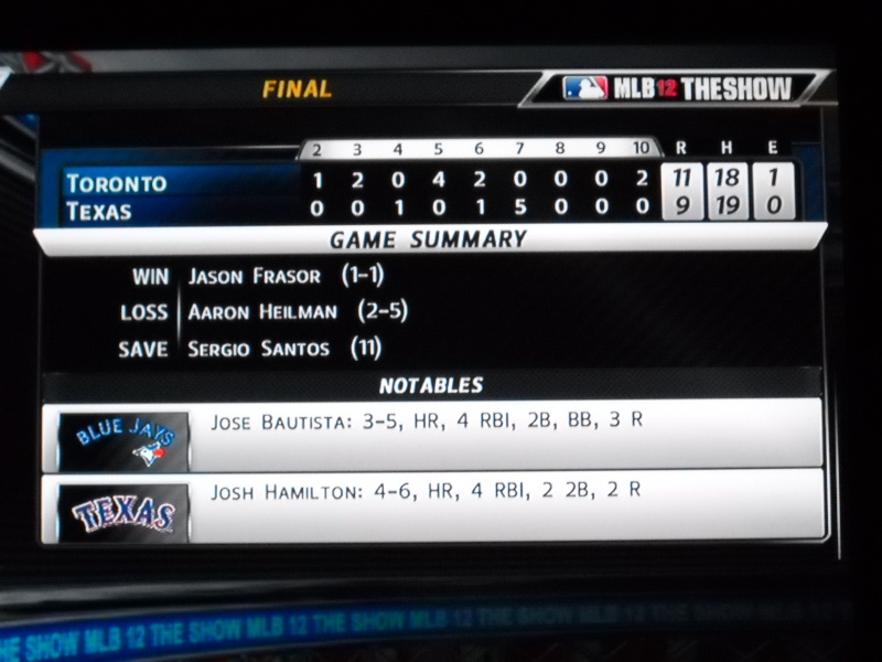 The Toronto Blue Jays Franchise --- MLB 12: The Show Dscn3319