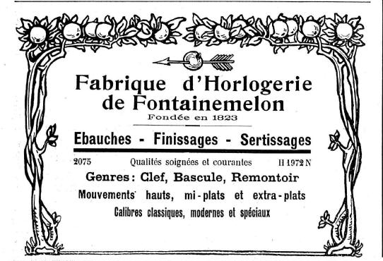 Publicités horlogères des années 40. Fhf10