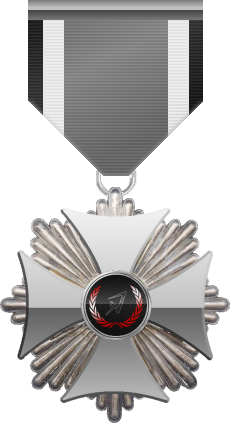 Platinium level of Silver Cross for Lt. Cmdr Riddick Sa_cro15