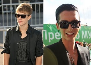 Justin Bieber com o mesmo óculos do Bill Mismos10
