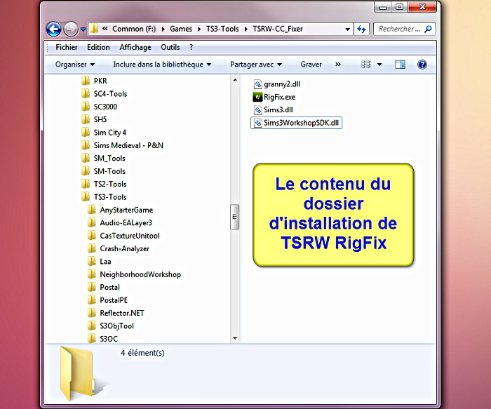 [Apprenti] CP Sims 3 - Utilisation du TSRW RigFixer Tsrw-r10