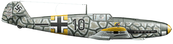 Messerschmitt Bf 109F-2 [ZVEZDA] 1/48 + Kit correction Vector Muther10