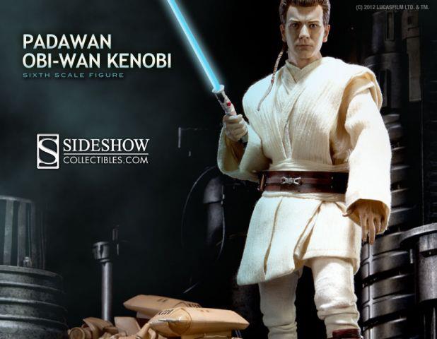 Obi-Wan Kenobi Padawan - Sixth Scale - Sideshow Collectibles Obi10