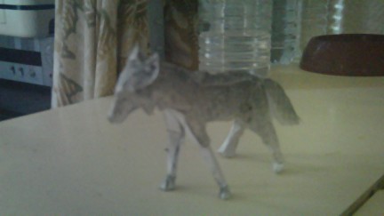 mon loup en papercraft Loup111