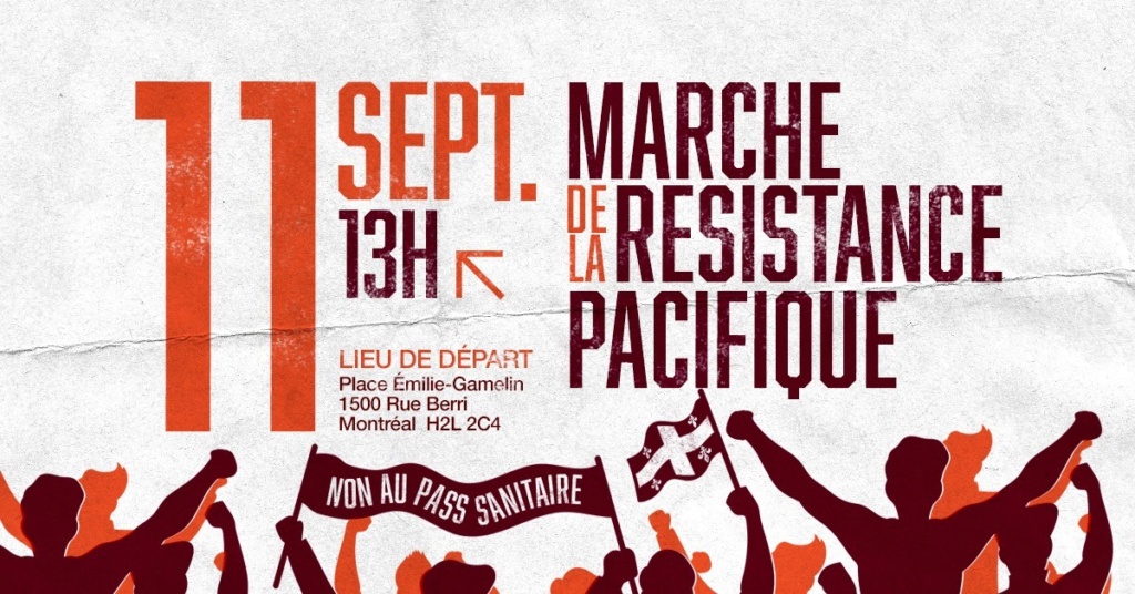 Marche pacifique du 11 septembre à Montréal - Des centaines de milliers de personnes étaient présent 22747910