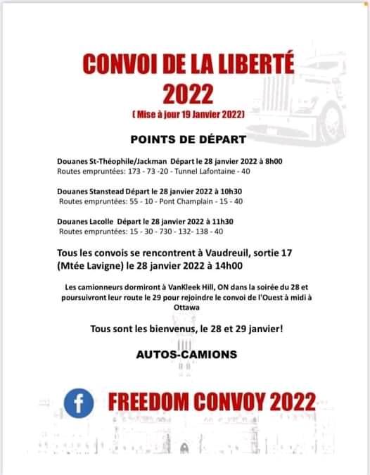 LE CONVOI DE LA LIBERTÉ / FREEDOM CONVOY ! 27215410