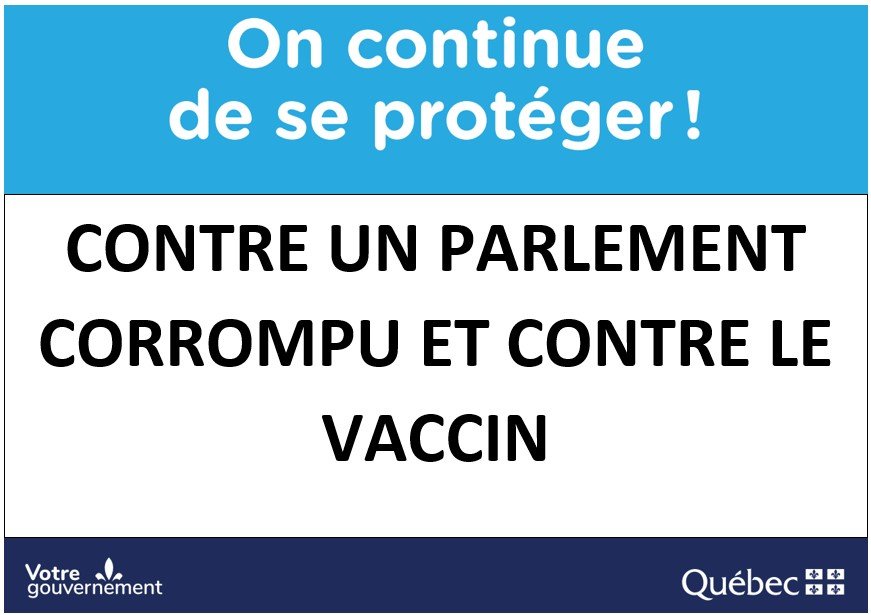 J'aime mon Québec, pas mon Gouvernement - Êtes-vous de cet avis ? 29871910