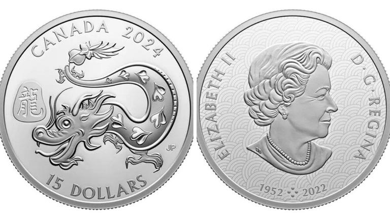 CANADA : Après l'introduction d'une pièce de 25 cents portant le 666, voici la pièce du dragon ! Aa1lcq10