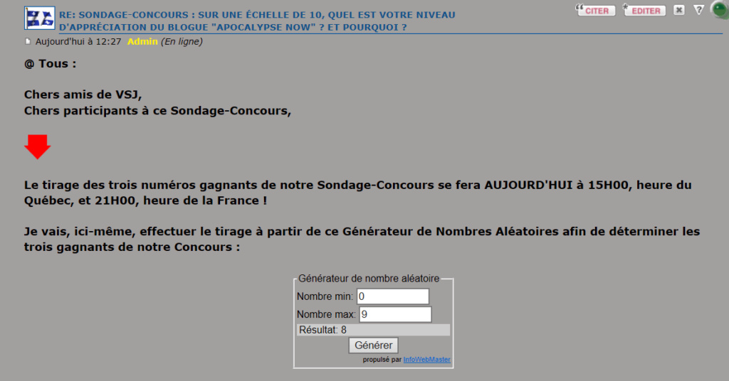 SONDAGE-CONCOURS : Sur une échelle de 10, quel est votre niveau d'appréciation du Blogue "Apocalypse Now" ? Et pourquoi ? - Page 3 Captu136