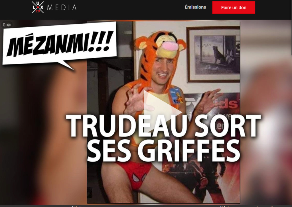 JUSTIN TRUDEAU SORT SES GRIFFES Captu590