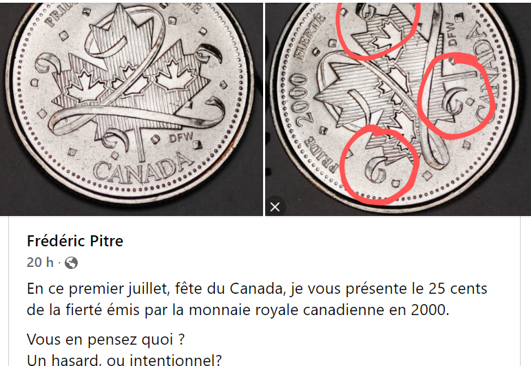 CANADA : Après l'introduction d'une pièce de 25 cents portant le 666, voici la pièce du dragon ! Captu595
