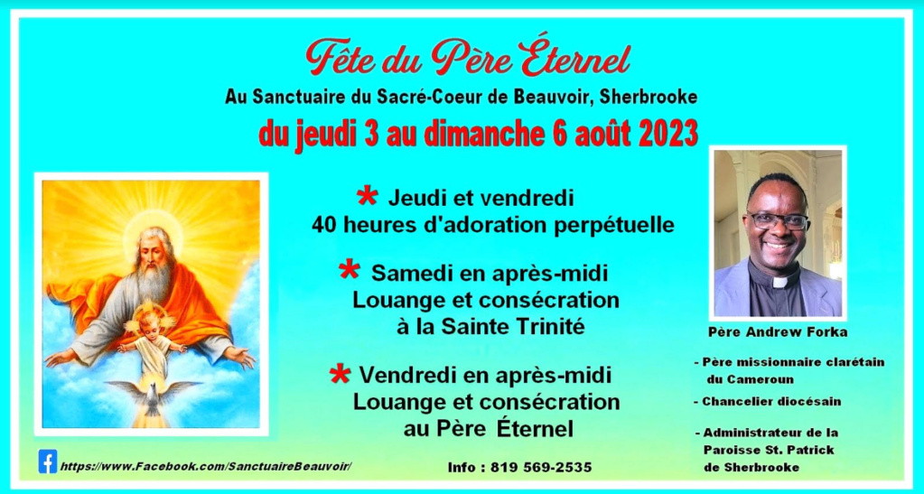 La Fête du Père Éternel - Au Sanctuaire de Beauvoir, Sherbrooke, Québec ! Captu788