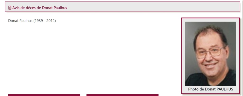 AVIS DE DÉCÈS - Donat Paulhus, Prophète du Québec, est décédé ! Captur86