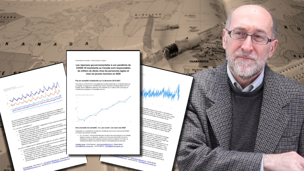 Selon le Pr Denis Rancourt et deux autres experts, il n'y a pas eu de Pandémie de Covid-19 au Canad  Denisr10