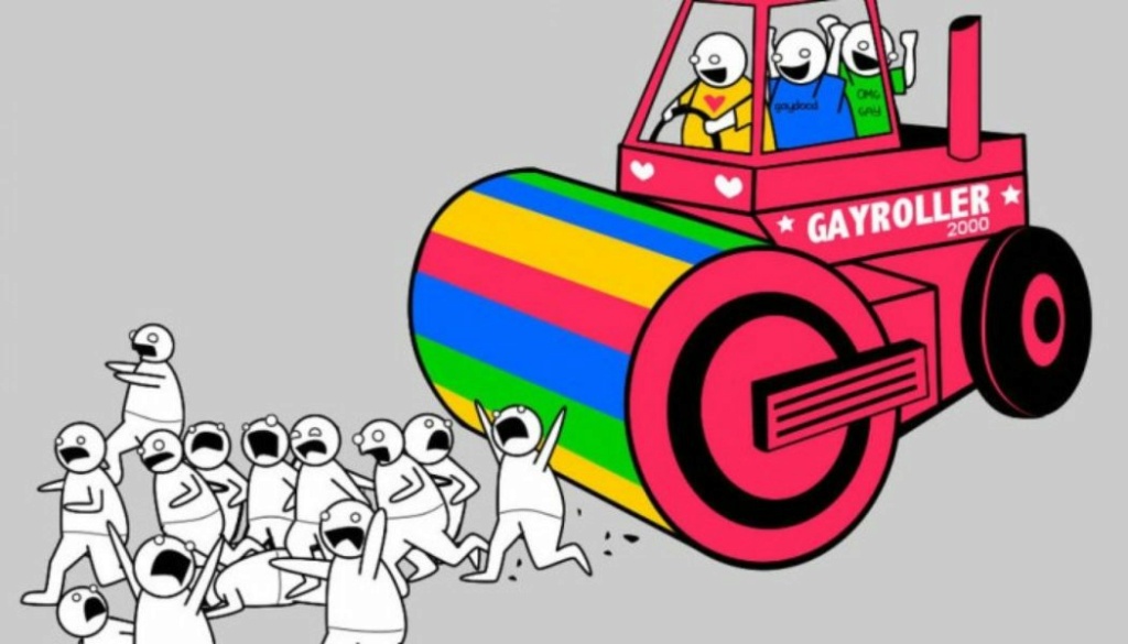 CANADA : Le drapeau LGBT sur les écoles catholiques ? Gayrol10