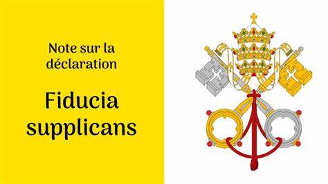 Déclaration "Fiducia Supplicans" sur la Signification Pastorale des Bénédictions ! Oif11