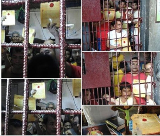 Sceau du Dieu Vivant : Des policiers et des prisonniers des Philippines reçoivent le célèbre Sceau ! Sans-280