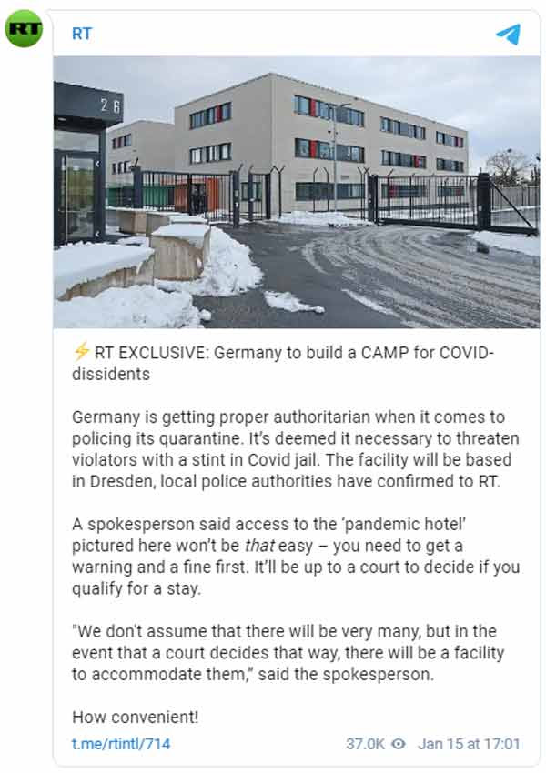 L'Allemagne va envoyer les dissidents anti-Covid dans des camps de détention ! Unnam180