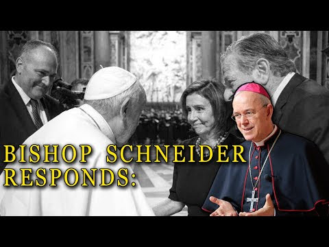"Par ses Communions sacrilèges, Nancy Pelosi "mange son jugement", avertit Mgr Schneider ! Unnam965