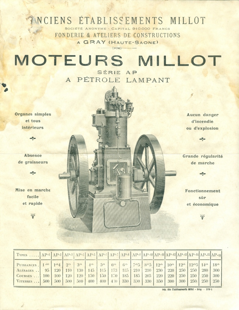 millot - Petit moteur Millot pétrole Millot11