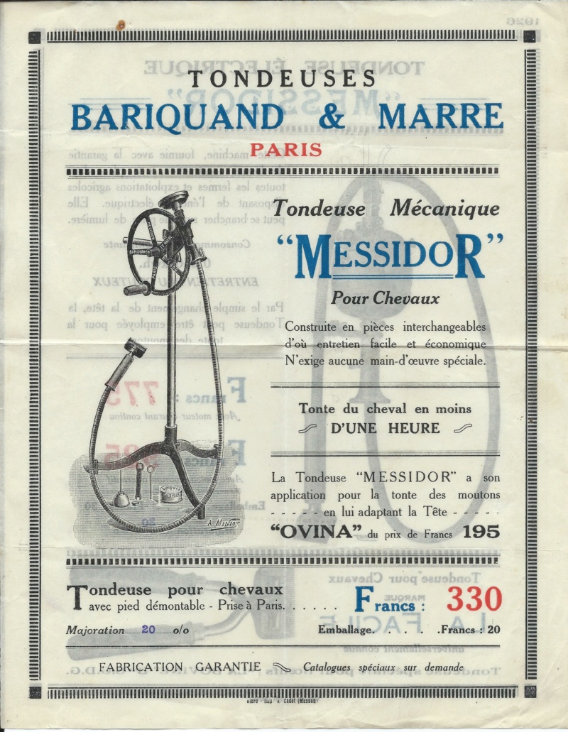 Musée 1900 à Uzès (Gard) - Page 4 Tondeu11