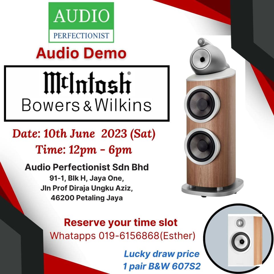 An Invitation to experience McIntosh and Bowers & Wilkins audio system! 35034910