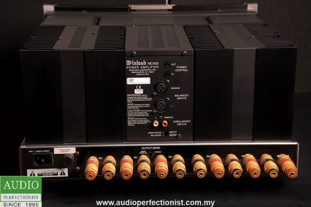 McIntosh MC402 stereo power amplifier (Sold) Dsc00112