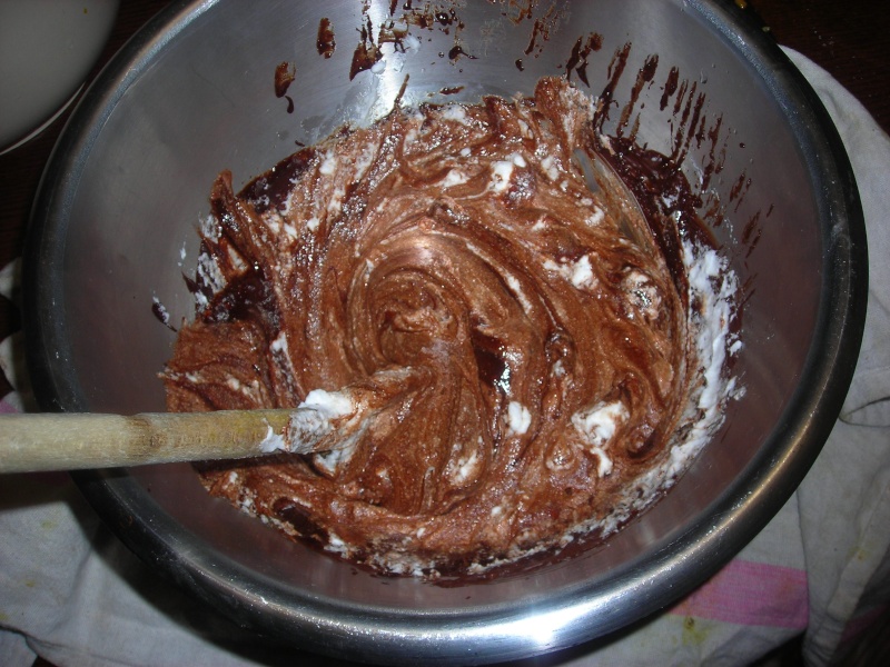 mousse au chocolat sur marmelade de mandarine Dscn5027