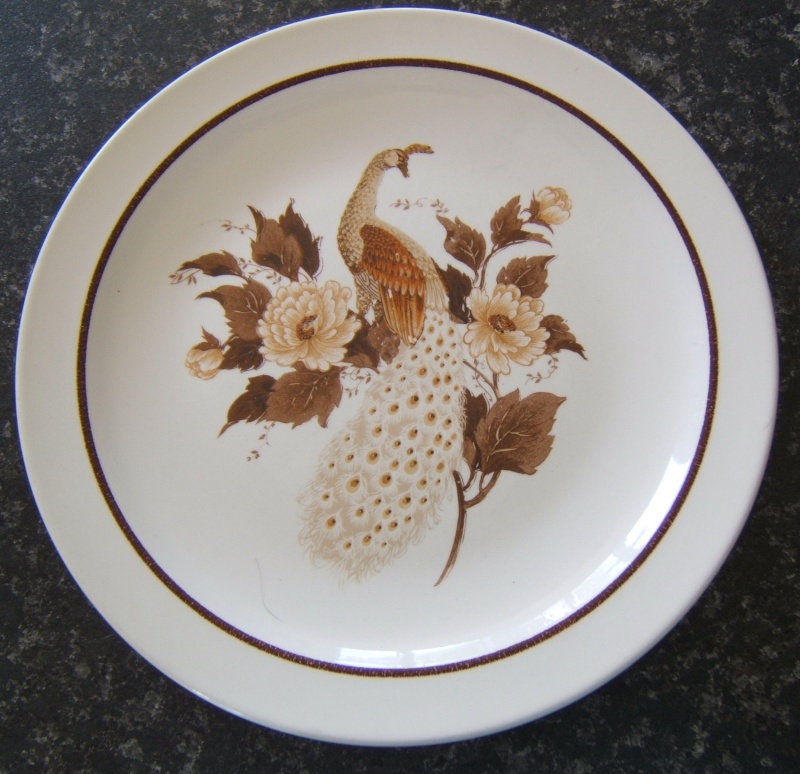 plate - My gorgeous Peacock plate d595 Peacoc13