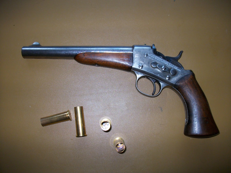 pistolet rolling block Mexicain ( Rémington 1867 ) Pistol10
