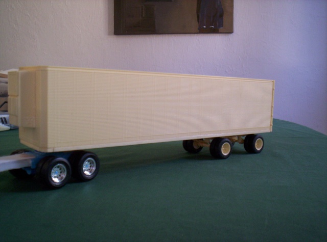 truck peterbilt cabover et trailer custom 1/32 9_00710