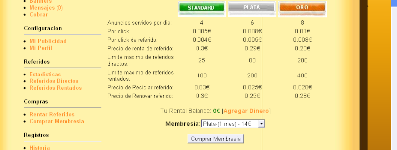 Traficobux 0,005€ minimo 2€ cobro paypay y alertpay (Español)  Euro10