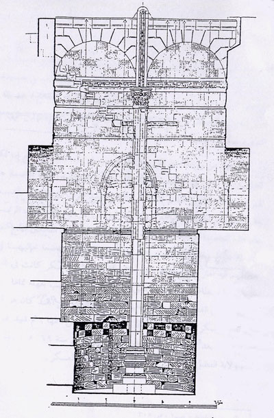  من نماذج العمارة الاسلامية في مصر: مقياس النيل بالروضة Alneel12