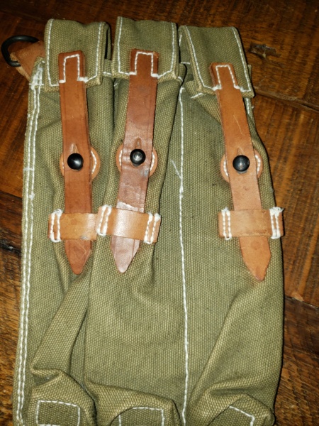  WW II German MP38 MP40 Magazine Pouch * Real or Repro ? 20210511