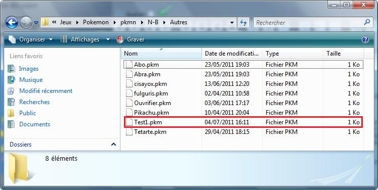 Récupérer un fichier .pkm à partir d'UFGTS Tu_410