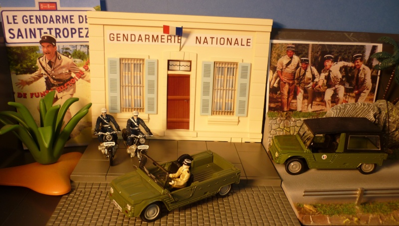 FACADE DE BRIGADE DE GENDARMERIE (ST.TROPEZ) AU 1/43... P1030210