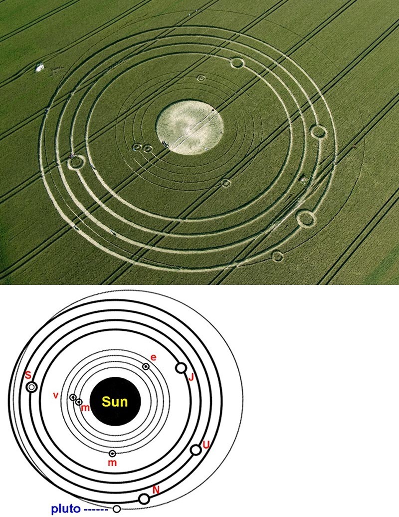 Un crop circle en 2008 illustre ce qui pourrait se passer dans l'espace le 21 décembre 2012 B16